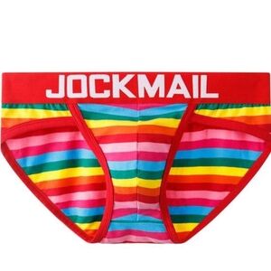 Jockmail Men's Striped Brief Underwear New Size XL